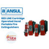 Ansul RED LINE Cartridge Operated Hand Portable Fire Extinguishers in Saudi Arabia شركة نخبة الأطفاء التجارية Elitefire |