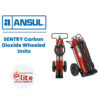 Ansul SENTRY Carbon Dioxide Wheeled Units in Saudi Arabia شركة نخبة الأطفاء التجارية Elitefire |