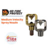 HD Fire Protect Medium Velocity Spray Nozzle in Saudi Arabia شركة نخبة الأطفاء التجارية Elitefire |