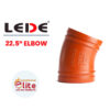 Lede Fitting 22.5° ELBOW in Saudi Arabia شركة نخبة الأطفاء التجارية Elitefire |