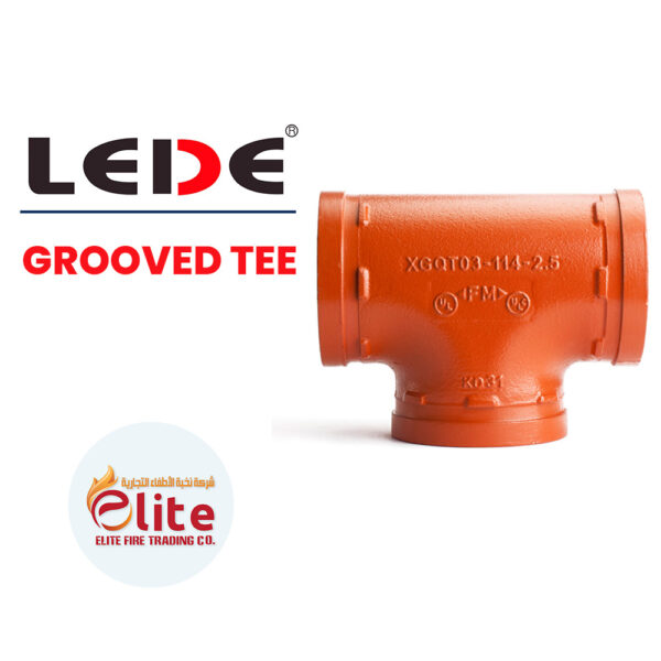 Lede Fitting GROOVED TEE in Saudi Arabia شركة نخبة الأطفاء التجارية Elitefire |