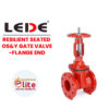 Lede RESILIENT SEATED OSY GATE VALVE FLANGE END in Saudi Arabia شركة نخبة الأطفاء التجارية Elitefire |