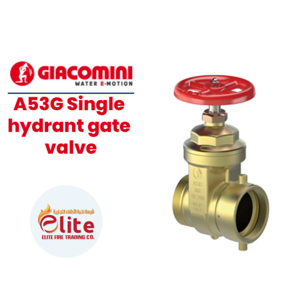 Giacomini A53G Single hydrant gate valve in Saudi Arabia