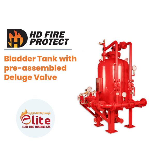 HD Fire Protect Bladder Tank with pre-assembled Deluge Valve in Saudi Arabia