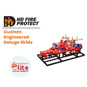 HD Fire Protect Custom Engineered Deluge Skids in Saudi Arabia شركة نخبة الأطفاء التجارية Elitefire |