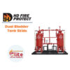 HD Fire Protect Dual Bladder Tank Skids in Saudi Arabia شركة نخبة الأطفاء التجارية Elitefire |