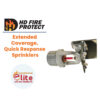 HD Fire Protect Extended Coverage Quick Response Sprinklers in Saudi Arabia شركة نخبة الأطفاء التجارية Elitefire |