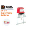 HD Fire Protect OS Y Supervisory Switches in Saudi Arabia شركة نخبة الأطفاء التجارية Elitefire |