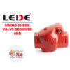 Lede SWING CHECK VALVE GROOVED END in Saudi Arabia شركة نخبة الأطفاء التجارية Elitefire |