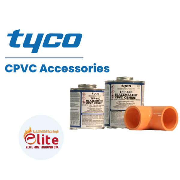 Tyco CPVC Accessories in Saudi Arabia شركة نخبة الأطفاء التجارية Elitefire |