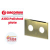 Giacomini A103 Polished plate in Saudi Arabia شركة نخبة الأطفاء التجارية Elitefire |