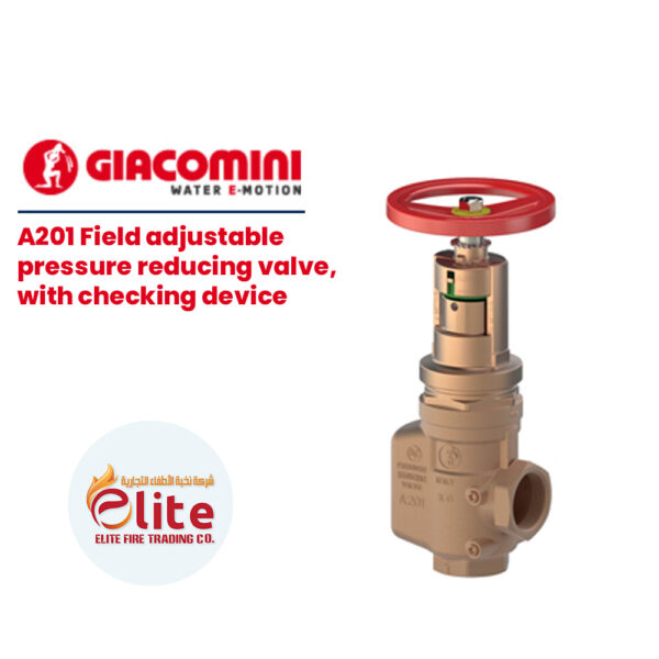 Giacomini A201 Field adjustable pressure reducing valve, with checking device in Saudi Arabia