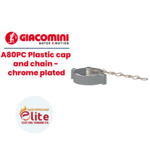 Giacomini A80PC Plastic cap and chain chrome plated in Saudi Arabia شركة نخبة الأطفاء التجارية Elitefire |