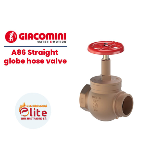 Giacomini A86 Straight globe hose valve in Saudi Arabia