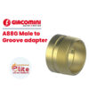 Giacomini A88G Male to Groove adapter in Saudi Arabia شركة نخبة الأطفاء التجارية Elitefire |