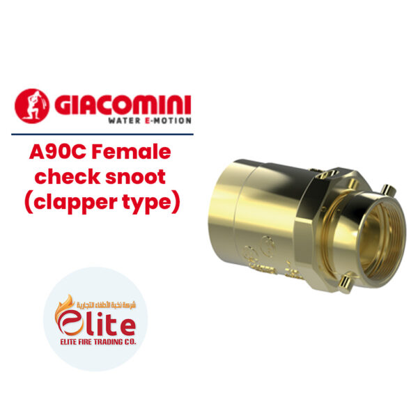 Giacomini A90C Female check snoot (clapper type) in Saudi Arabia