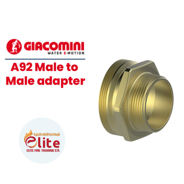 Giacomini A92 Male to Male adapter in Saudi Arabia