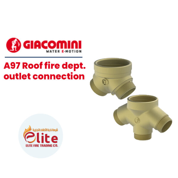 Giacomini A97 Roof fire dept. outlet connection in Saudi Arabia