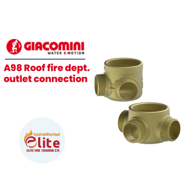 Giacomini A98 Roof fire dept. outlet connection in Saudi Arabia