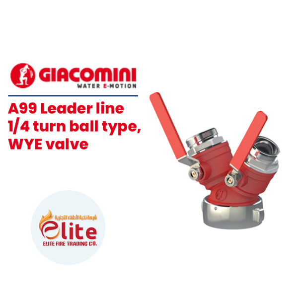 Giacomini A99 Leader line 1/4 turn ball type, WYE valve in Saudi Arabia