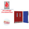 Lifeco Air Leakage Fire Rated Door in Saudi Arabia شركة نخبة الأطفاء التجارية Elitefire |