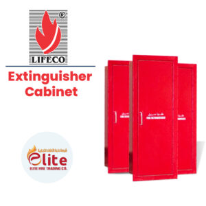 Lifeco Extinguisher Cabinet in Saudi Arabia شركة نخبة الأطفاء التجارية Elitefire |