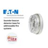 EATON Sounder beacon detector base for addressable fire systems in Saudi Arabia |