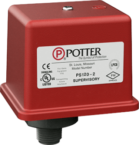 Potter PS120 Series Supervisory Pressure Switch for Excess Pressure Systems in Saudi Arabia |