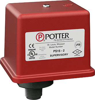 Potter - PS15 Low/High Supervisory Pressure Switch For Low Differential ... image.