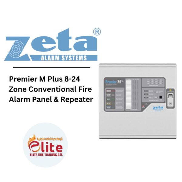 Zeta Premier M Plus 8-24 Zone Conventional Fire Alarm Panel & Repeater in Saudi Arabia