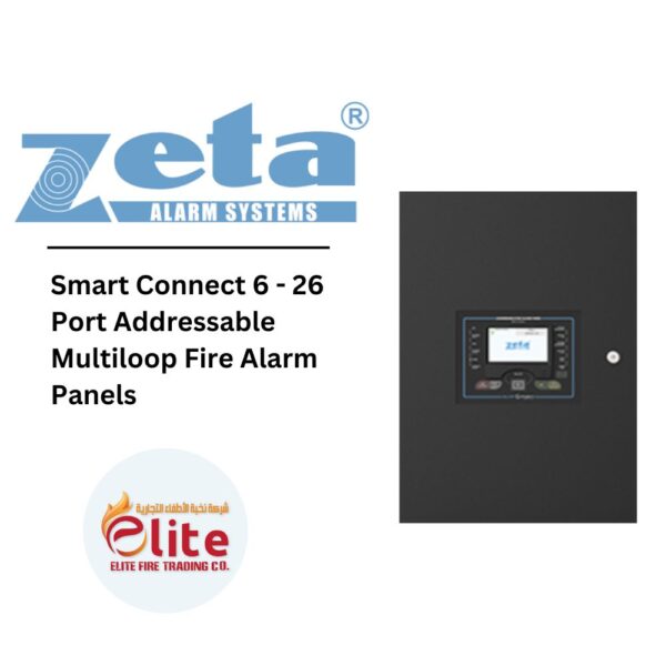 Zeta Smart Connect 6 - 26 Port Addressable Multiloop Fire Alarm Panels in Saudi Arabia